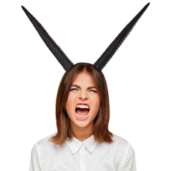 Halloween Ram Horn Headband